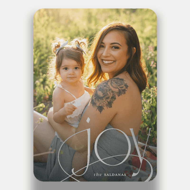 Beaming Joy Holiday Card