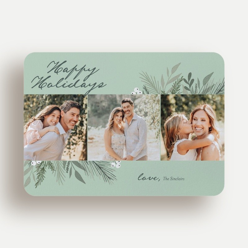 Scattered Botanicals Holiday Card