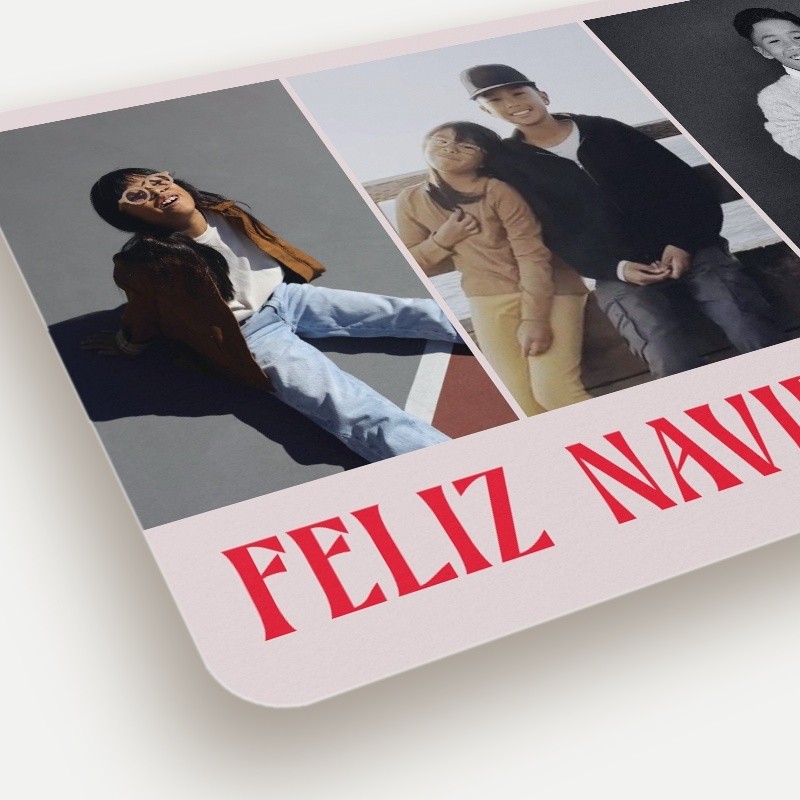 Bold Collage Holiday Card