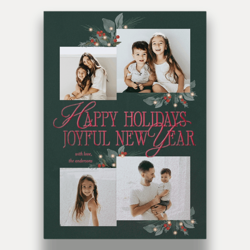 Botanical Sentiment Holiday Card