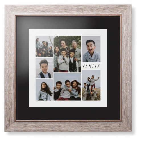 Rustic Picture Gallery Collage Of Seven