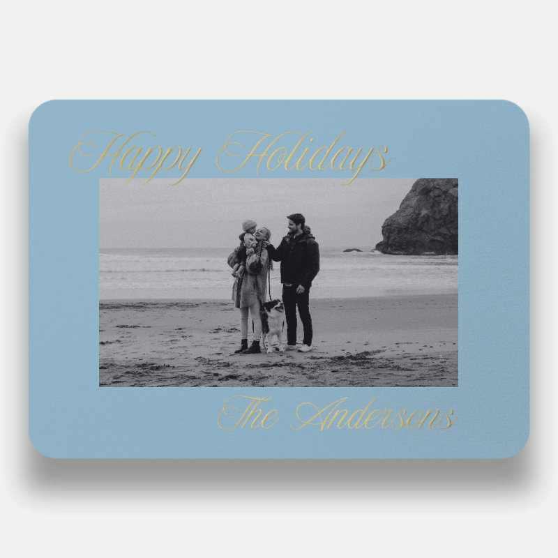 Elegant Signature Holiday Card
