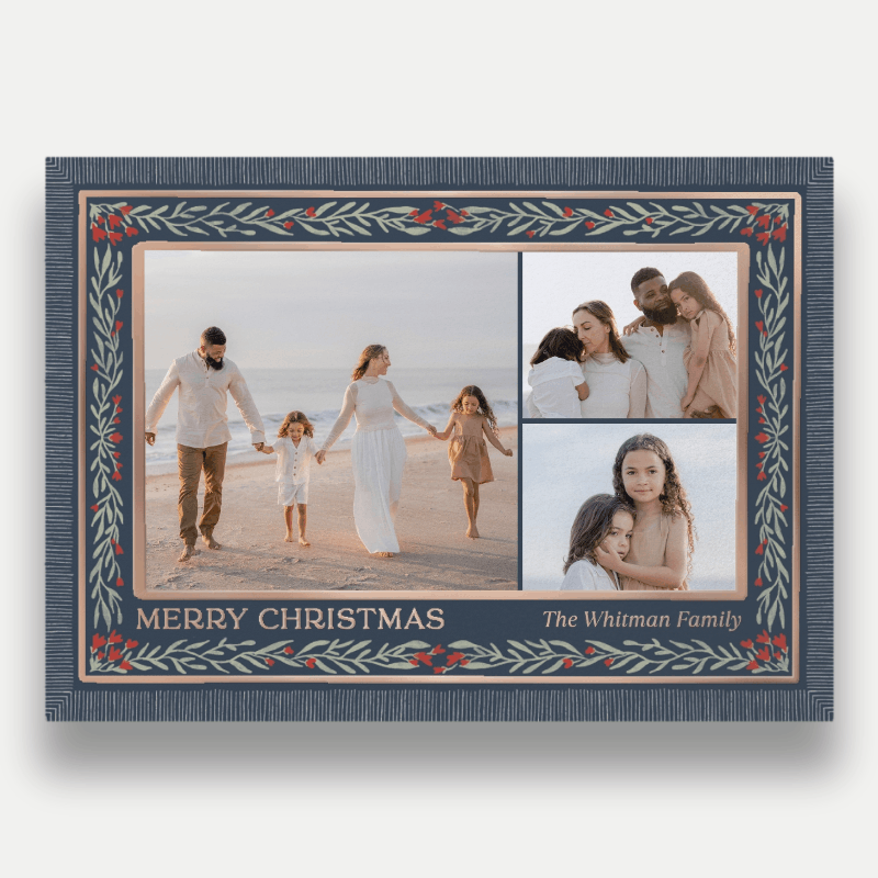 Botanical Vines Holiday Card