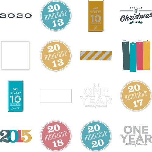 A Year in Color 8x8 undefined  Premium Album