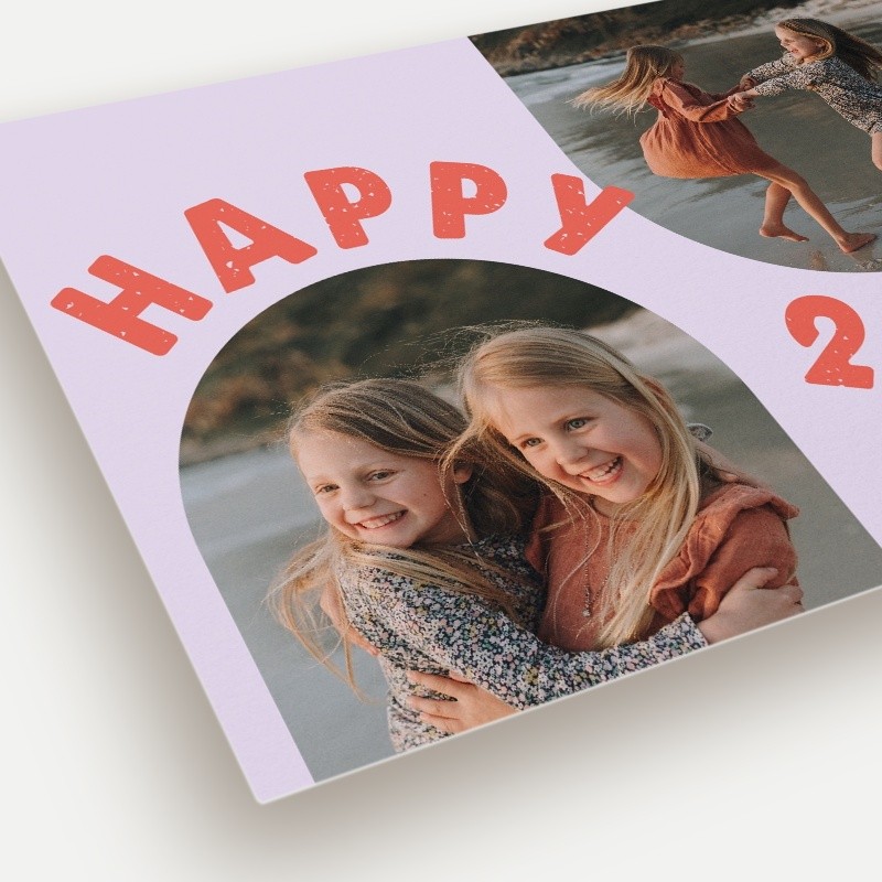 Modern Cheer New Year's Card