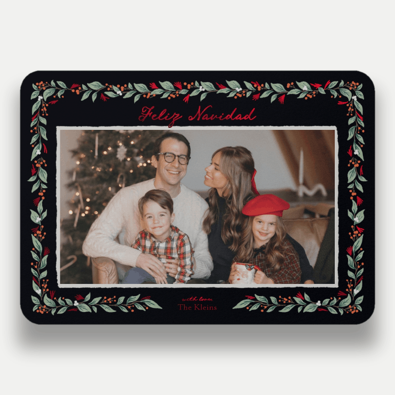 Botanical Frame Holiday Card