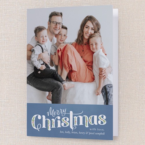 Personalized Matte Christmas Cards