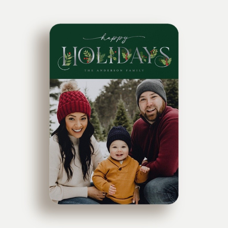 Classic Statement Holiday Card