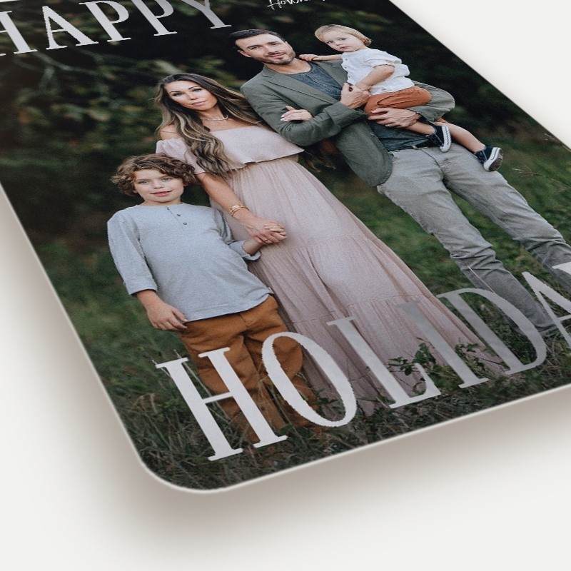 Classic Headline Holiday Card