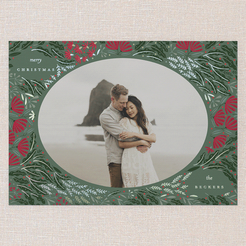 Elegant Christmas Card For Sister