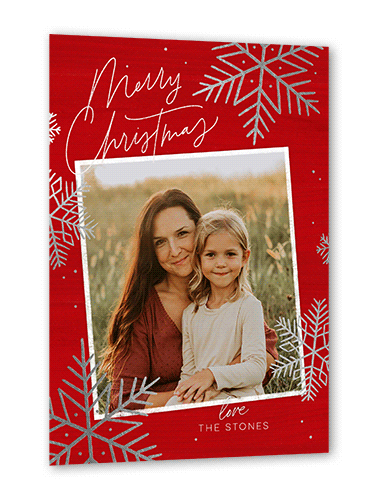 Rustic Foil Snowflakes