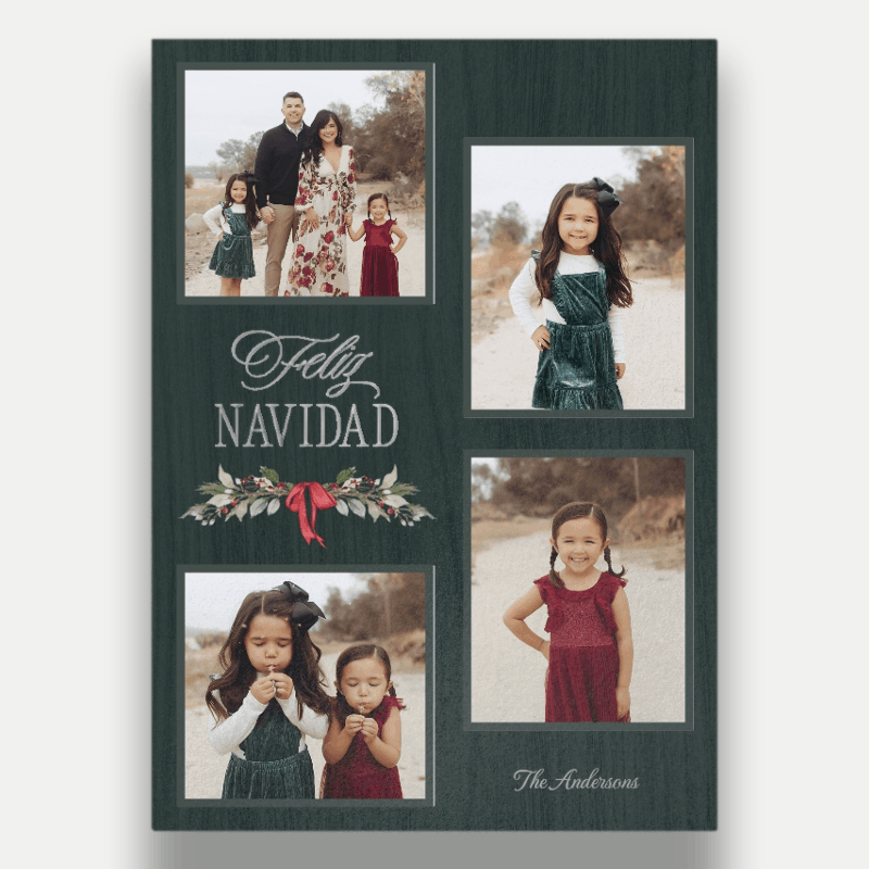 Holly Swag Holiday Card