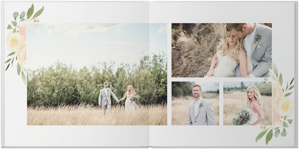Watercolor Floral Wedding by Kim Thoa 10x10 undefined  Photo Book