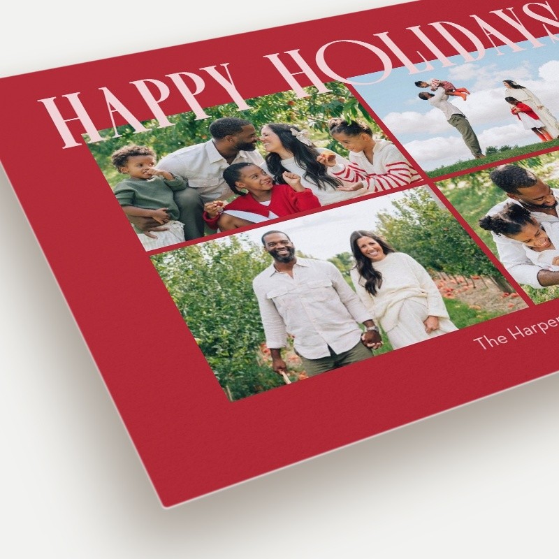 Elegant Serif Holiday Card
