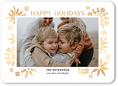 Editable Snowflake Frame