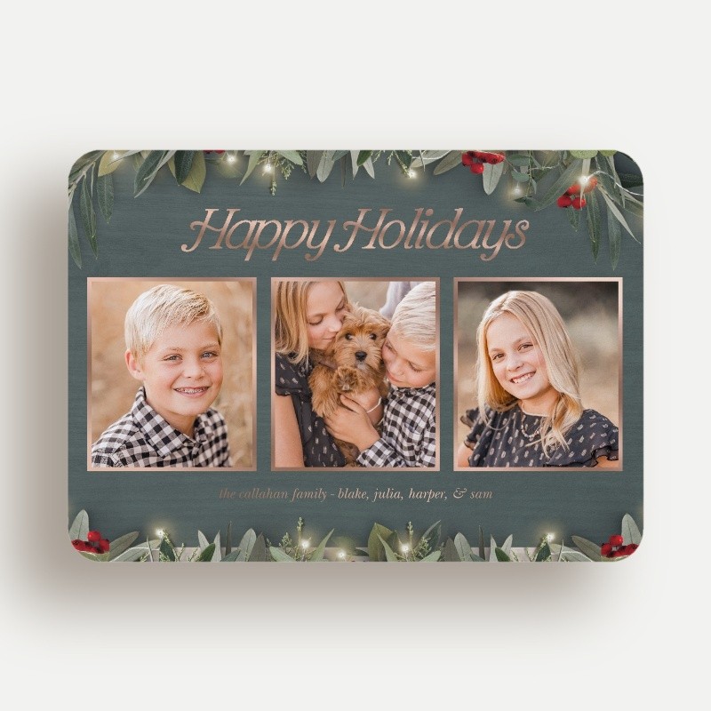 Botanical Trio Holiday Card