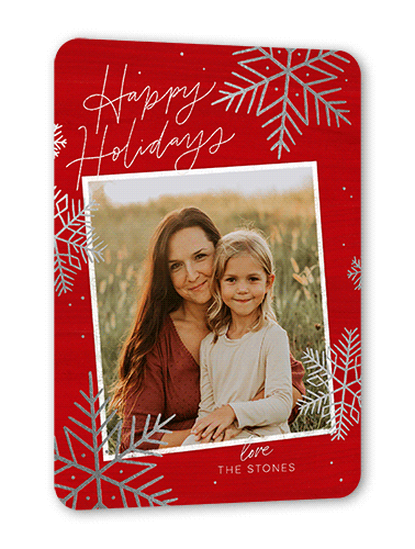 Rustic Foil Snowflakes
