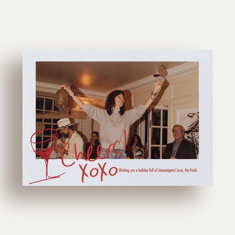 Leanne Ford Cheers To Us Holiday Card