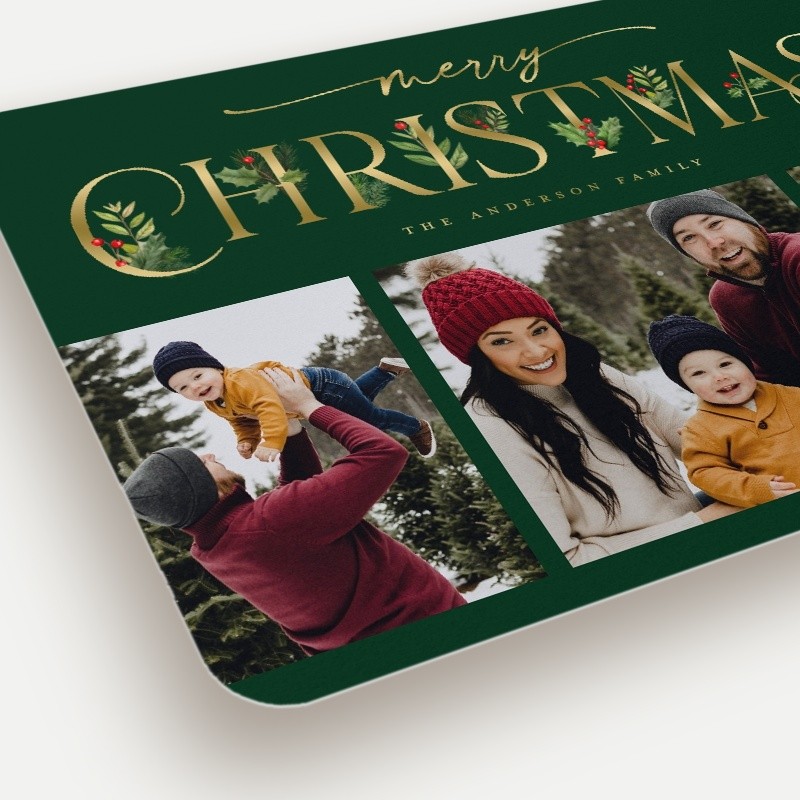 Classic Statement Holiday Card