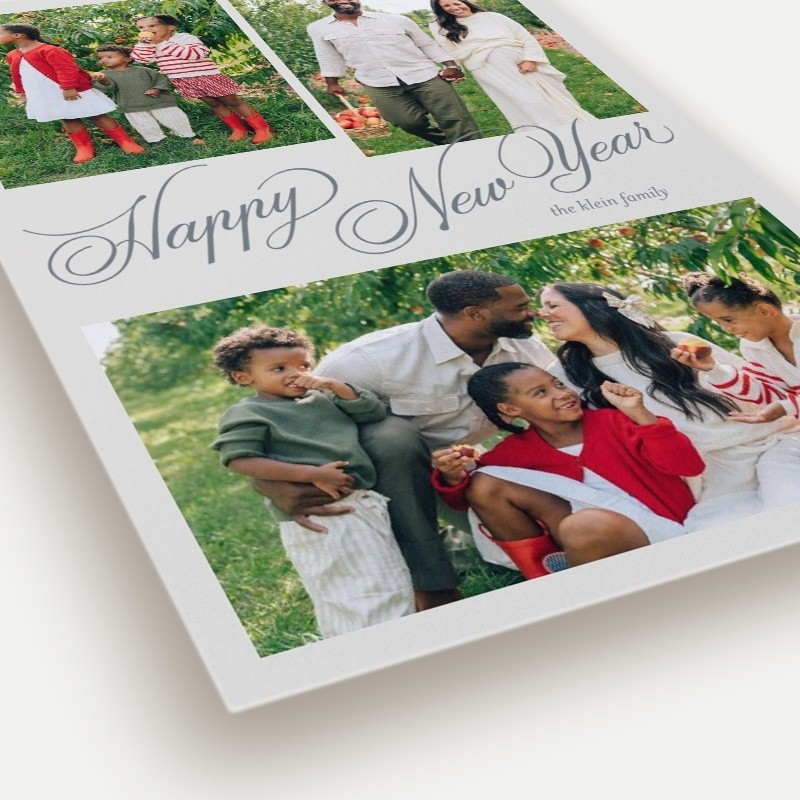 Script Collage Holiday Card