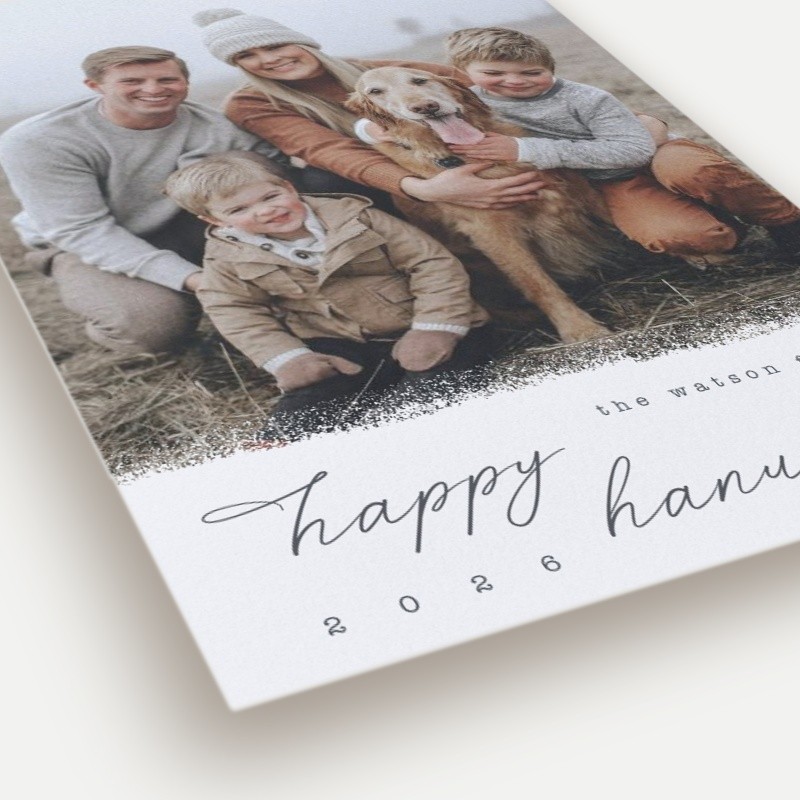 Snowy Scrapbook Holiday Card