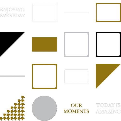 Simply Black 8x8 undefined  Premium Album