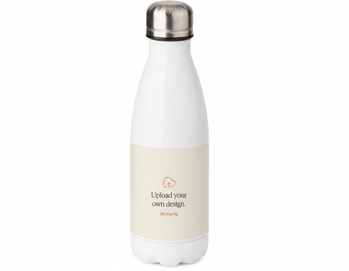 Upload Your Own Design Stainless Steel Water Bottle Upload Your Own Design 17oz Multicolor Stainless Steel Water Bottle