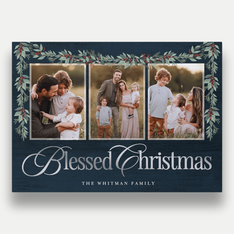 Painted Swag Holiday Card