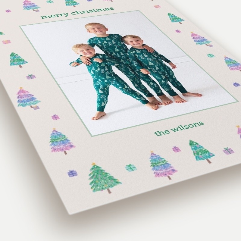 Little Sleepies Joyful Traditions Sugarplum Holiday Card