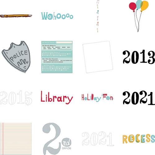 Elementary School Yearbook 8x11 undefined  Premium Album