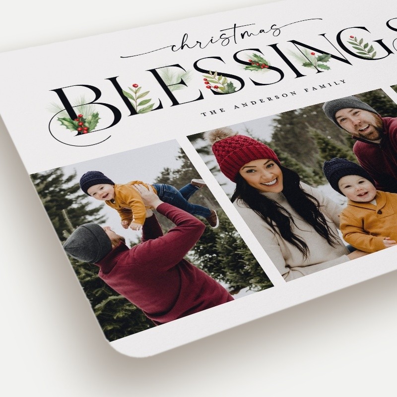 Classic Statement Holiday Card