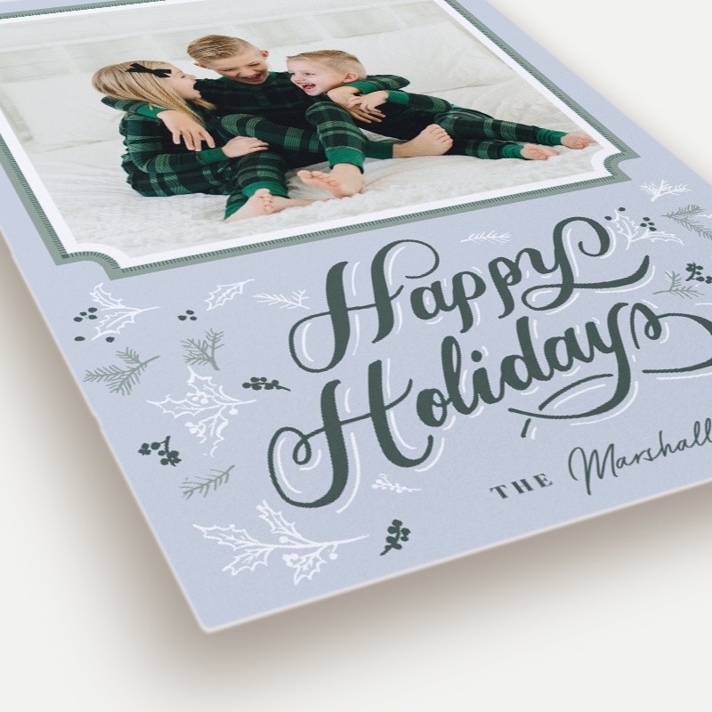 Ornate Flourish Holiday Card