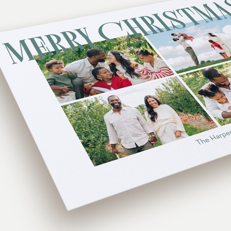 Elegant Serif Holiday Card