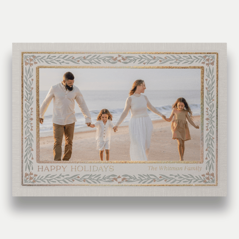 Botanical Vines Holiday Card
