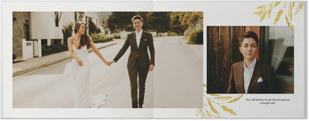 Rustic Gilded Wedding 8x11 undefined  Photo Book