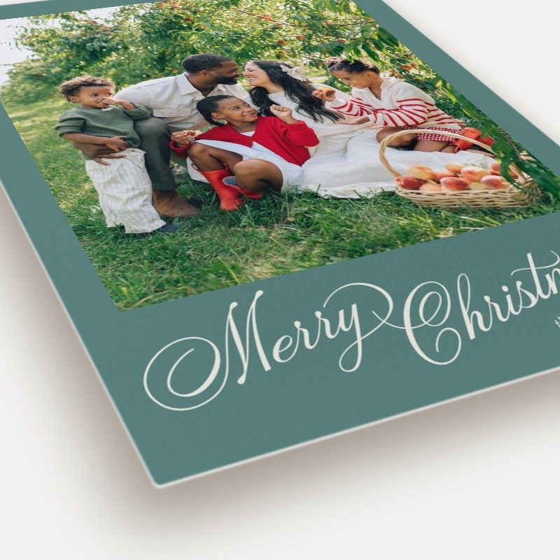 Script Collage Holiday Card