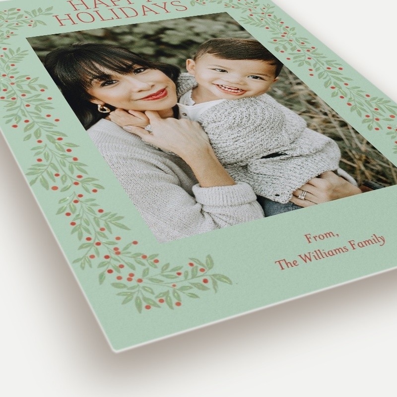 Arched Branches Holiday Card