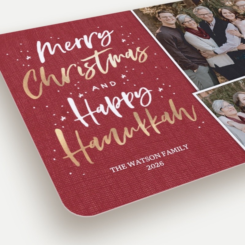 Glad Merry Hanukkah Card