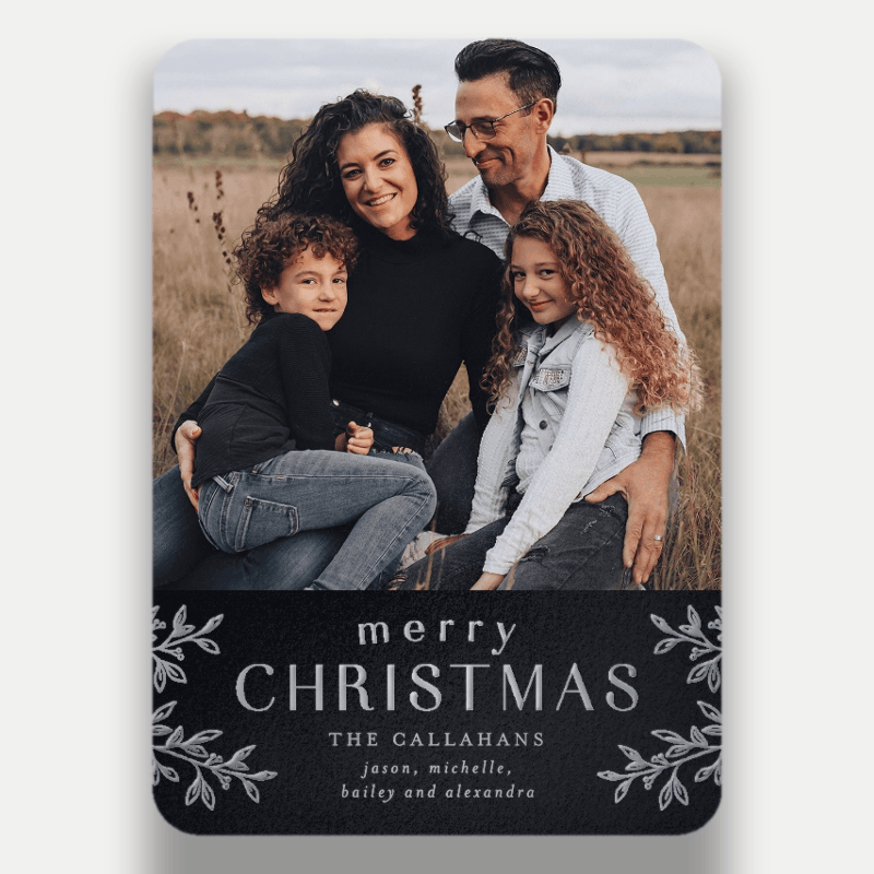 Foliage Frame Holiday Card