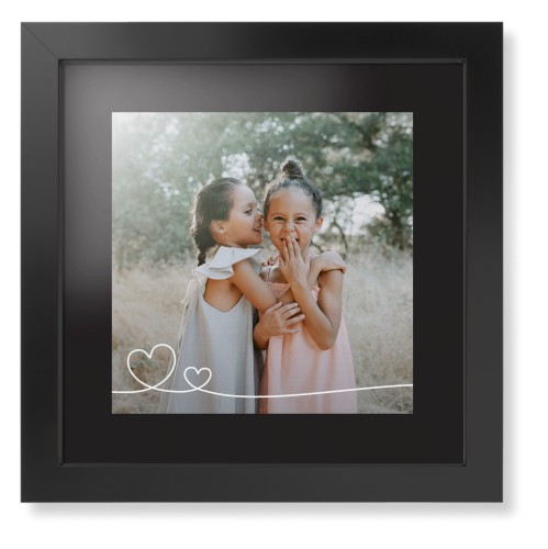 Double Heart Line Art