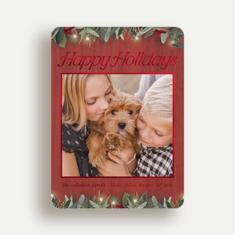 Botanical Trio Holiday Card