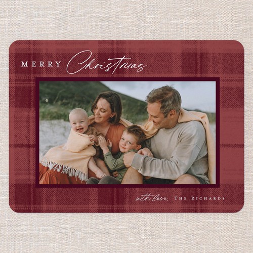 Simple Rounded Christmas Card