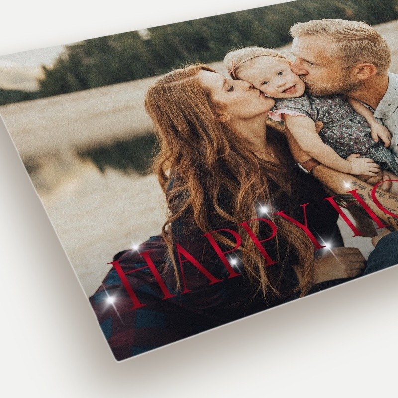 Soft Flare Holiday Card