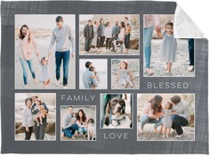 Family Love Blessed Collage
