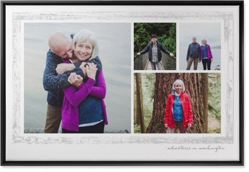 Brushed Border Collage Of Four