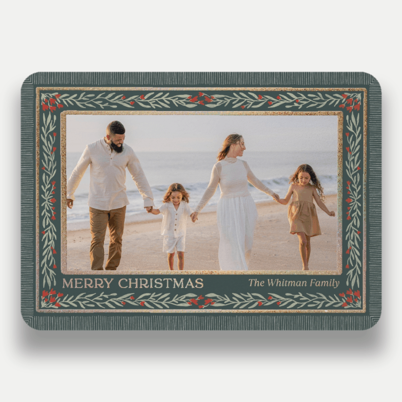 Botanical Vines Holiday Card