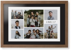 Rustic Picture Gallery Collage Of Seven