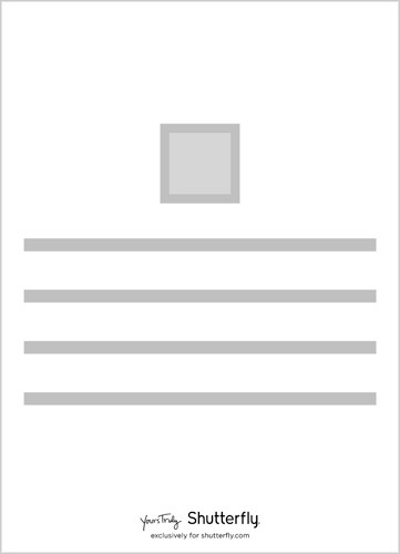 Announcing Matrimony 5x7 Green  Wedding Announcement