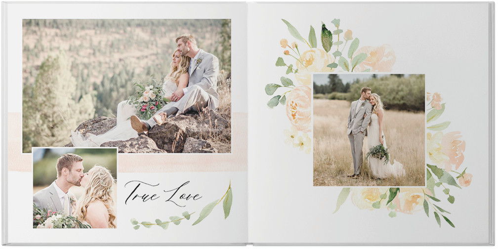 Watercolor Floral Wedding by Kim Thoa 10x10 undefined  Photo Book