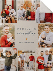 Family Collage Script Portrait